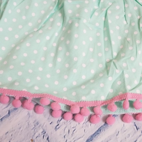 Boutique Polka Dot and Stripe Bunny Dress - Picture 3 of 5